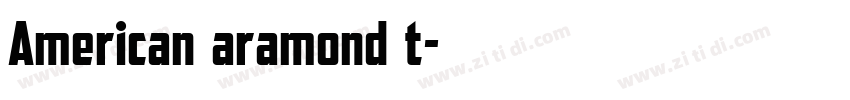 American Garamond St字体转换